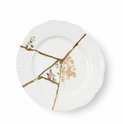 Роскошная тарелка Seletti Kintsugi
