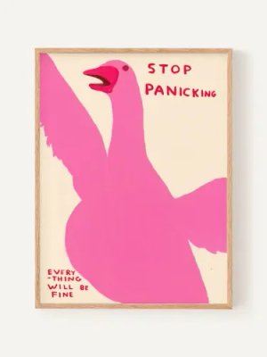 Постер для интерьера "Stop Panicking"